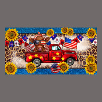 4th Of July Truck Cow License Plate Urban Heavy Tee | Teevron