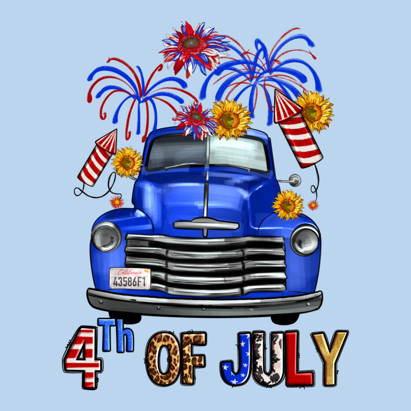 Western Fourth Of July Truck Classic Tee by FaDigitalArtStudio | Teevron