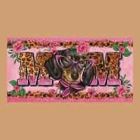 Danchshund Mom License Plate Template Vintage Tee | Teevron
