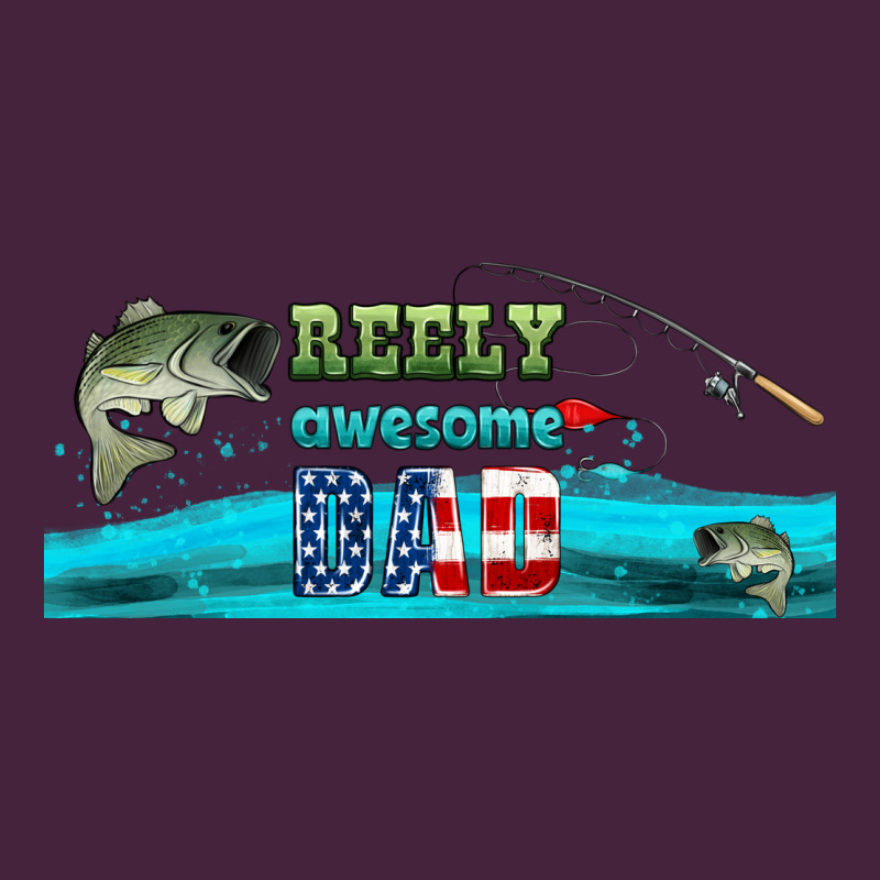 Reely Awesome Dad  Libbey Glass Classic Tee by HRA Design Shop | Teevron