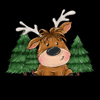 Personalized Christmas Deer Premium Sweatshirt | Teevron