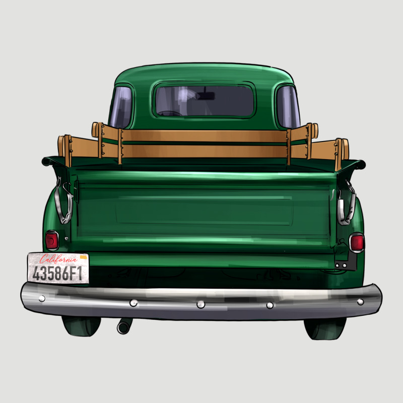 Western Green Truck Back View Classic Tee by FaDigitalArtStudio | Teevron