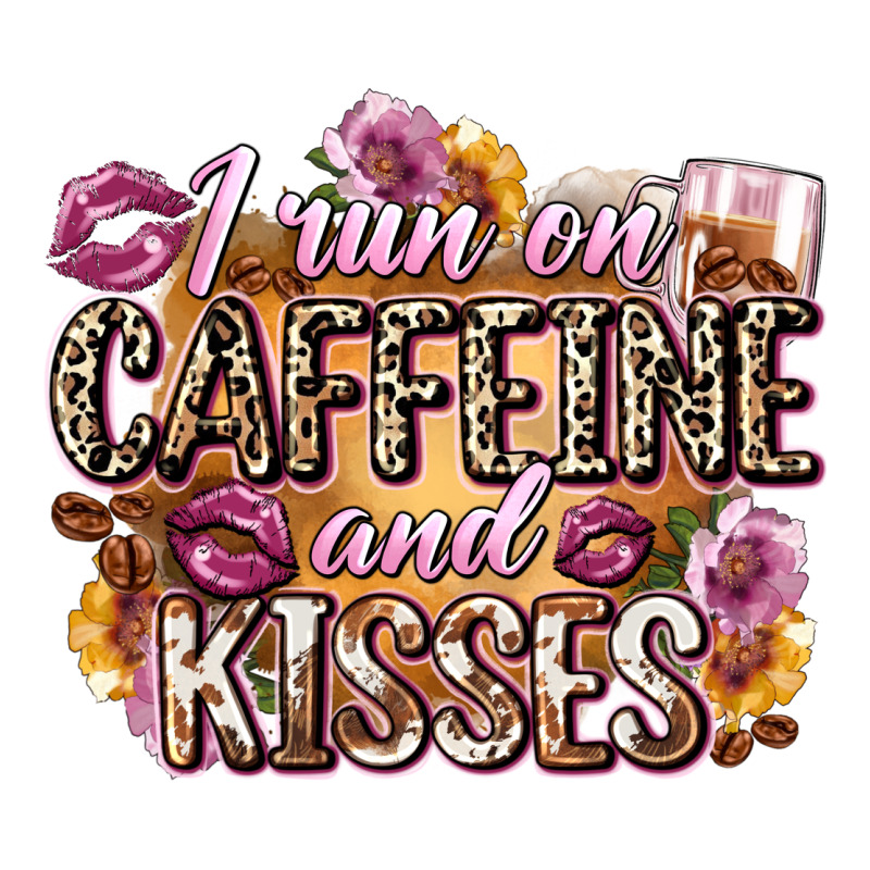 I Run On Caffeine And Kisses Urban Heavy Tee by Zillion Design Studio | Teevron