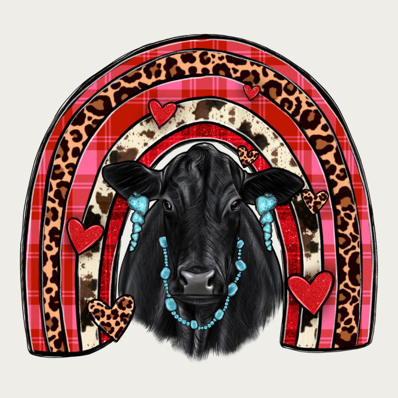 Valentines Black Angus  Rainbow Zipper Hoodie by JahusDesignShop | Teevron