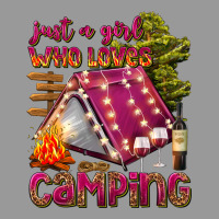 Just A Girl Who Loves Camping Vintage Hoodie | Teevron
