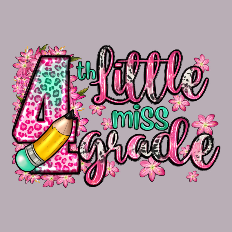 Little Miss 4th Grade Vintage Tee by Zillion Design Studio | Teevron