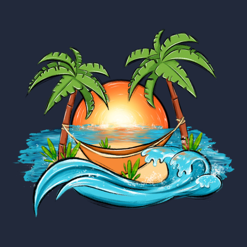 Sunset Beach Scene Premium Sweatshirt by MaliasSmallBusiness | Teevron