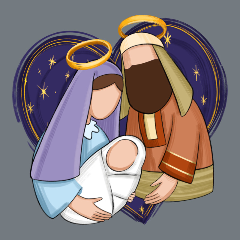 Holy Night Jesus Birth Heavyweight Sweatshirt by Zillion Design Studio | Teevron