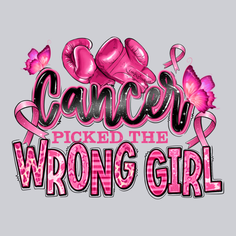 Cancer Picked The Wrong Girl Heavyweight Sweatshirt by RanaPortraitStore | Teevron
