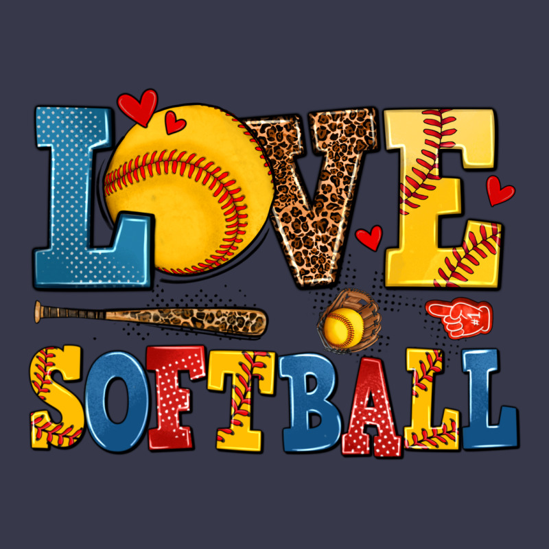 Love Softball Long Sleeve Tee by AdoDesignShop | Teevron