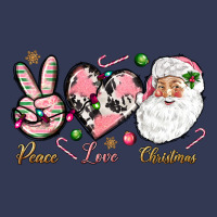 Pink Peace Love Christmas Heavyweight Hoodie | Teevron