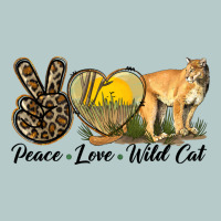 Peace Love Wild Cat Heavy Core Tee | Teevron