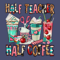 Half Teacher Half Coffee Vintage Tee | Teevron