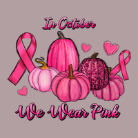 In October We Wear Pink Pumpkins Vintage Hoodie | Teevron