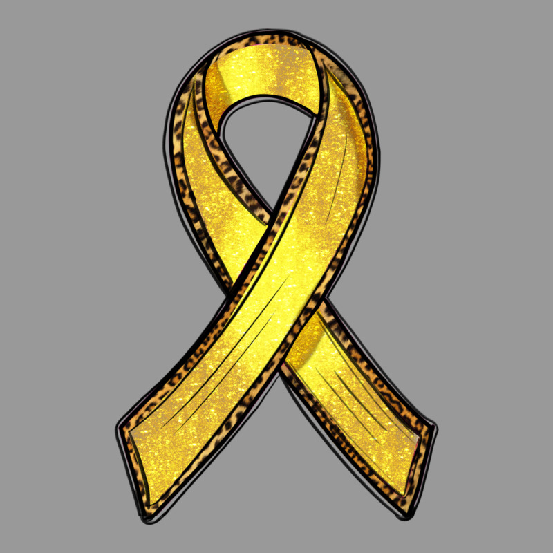 Gold Cancer Ribbon Vintage Hoodie by RanaPortraitStore | Teevron