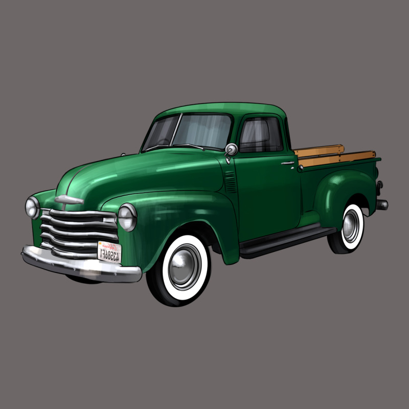 Western Green Truck Right 34 View Classic Tee by FaDigitalArtStudio | Teevron