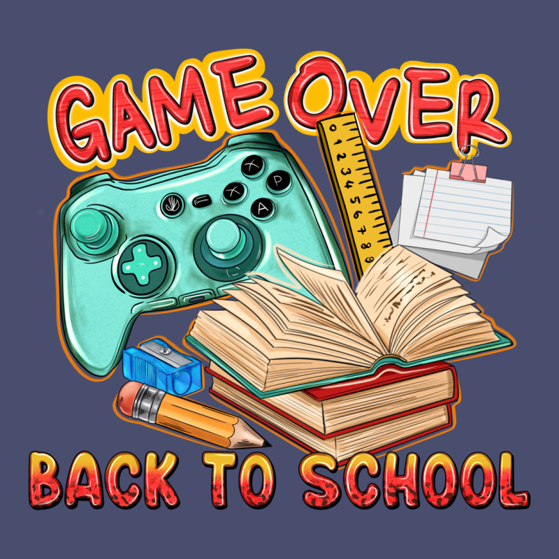 Game Over Back To School Vintage Tee by texasbilliewilder | Teevron