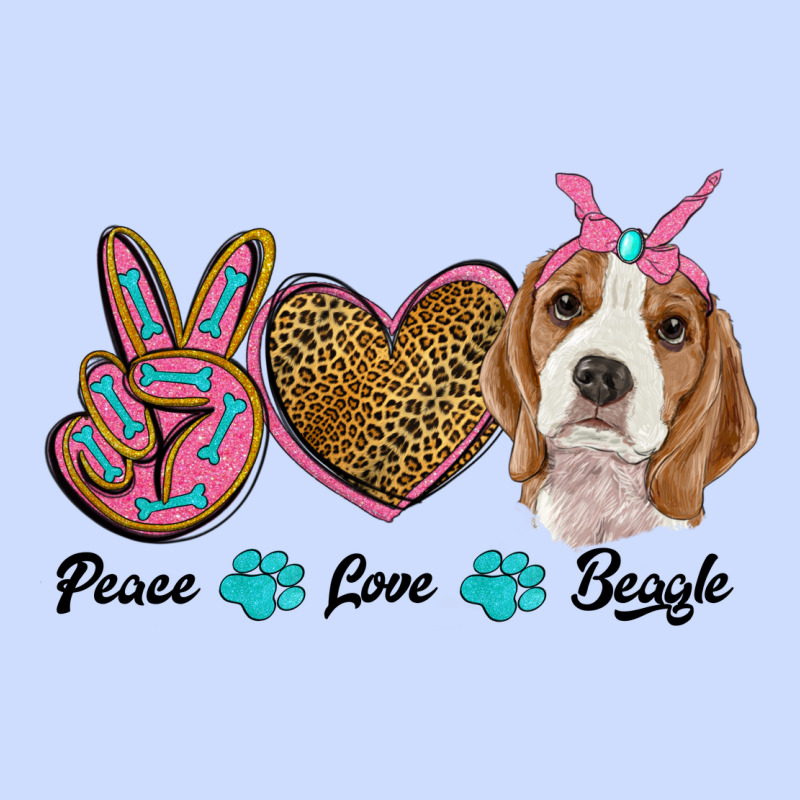 Peace Love Beagle Urban Heavy Tee by RanaPortraitStore | Teevron