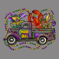 Mardi Gras Truck With Mask Fleur De Lis And Crawfish Vintage Tee | Teevron