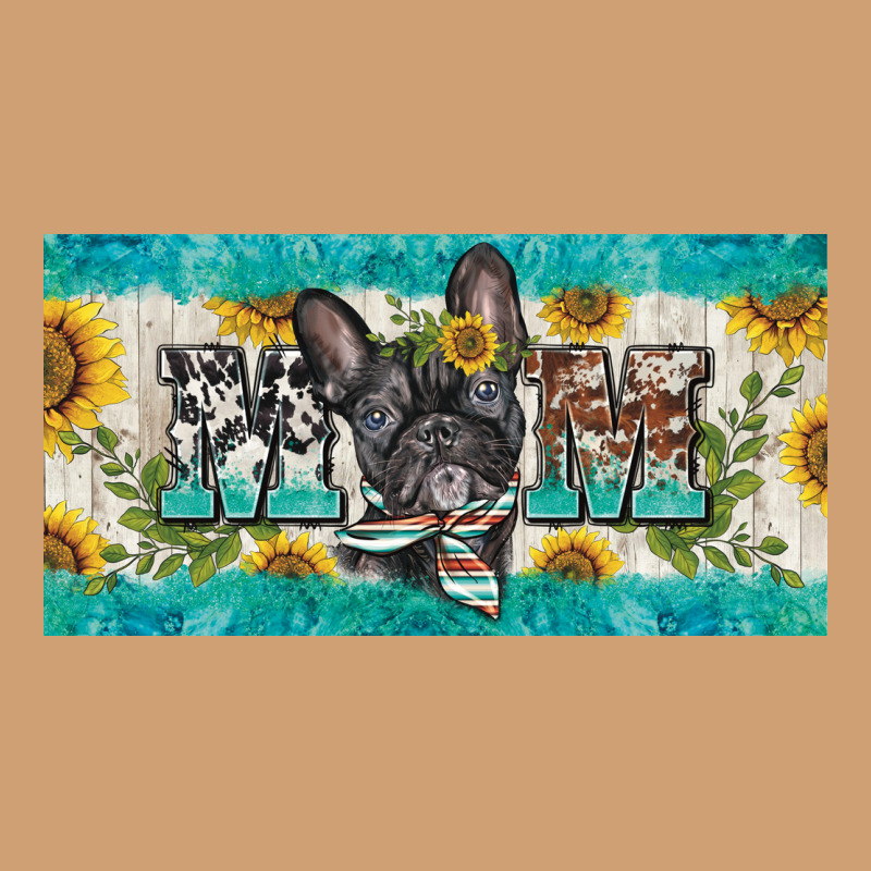 French Bulldog Mom License Plate Template Vintage Tee by BarkalooDesign | Teevron