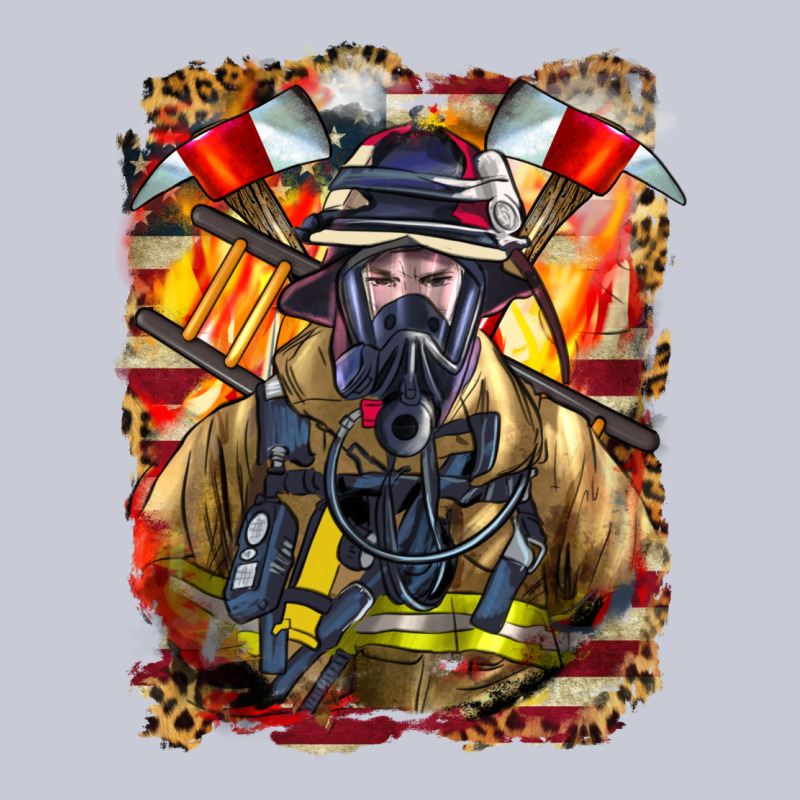 Firefighter Axe And Ladder Heavyweight Hoodie by LillyAllenDesigns | Teevron