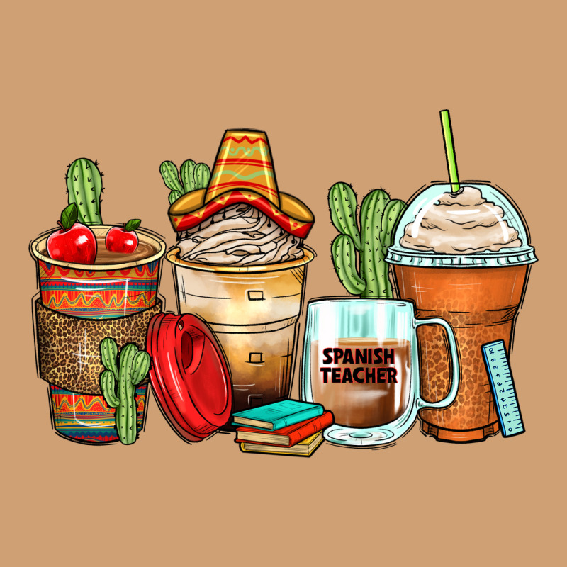 Spanish Teacher Coffee Cups Vintage Tee by Zillion Design Studio | Teevron
