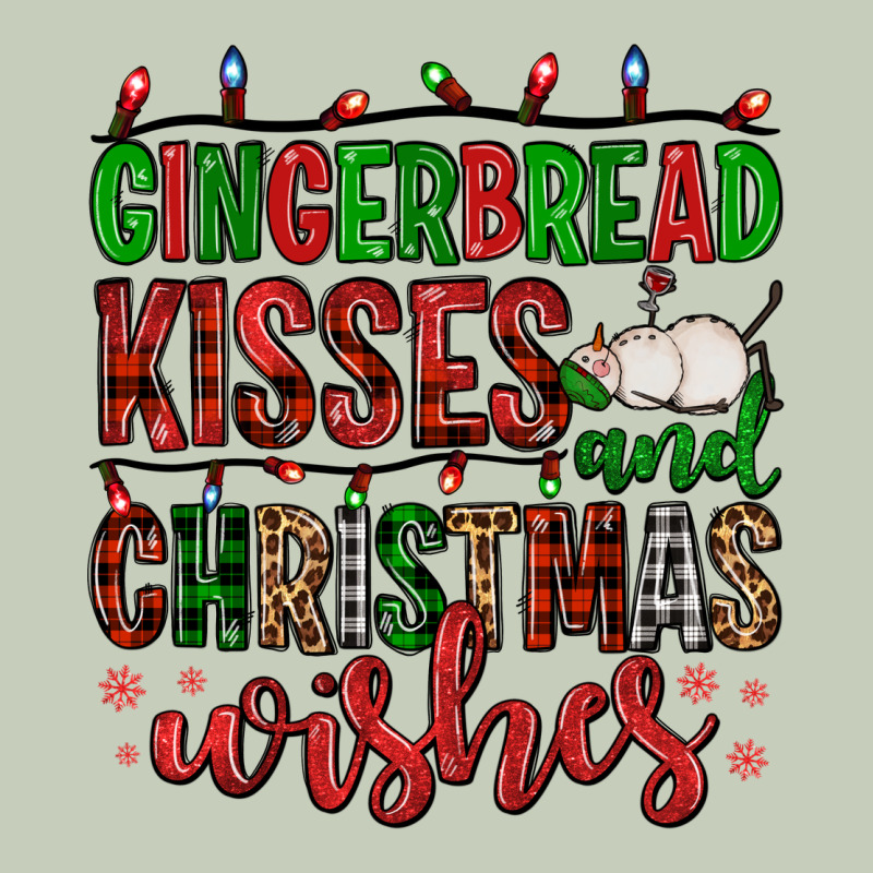 Gingerbread Kisses And Christmas Wishes Long Sleeve Tee by FaDigitalArtStudio | Teevron