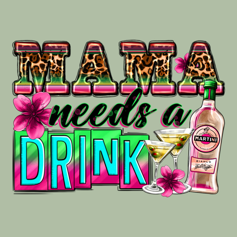 Mama Needs A Drink Urban Heavy Tee by Zillion Design Studio | Teevron