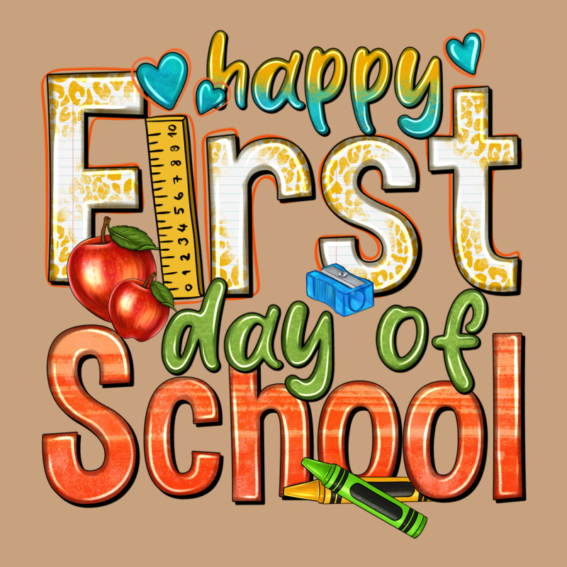 Happy First Day Of School Vintage Tee by texasbilliewilder | Teevron