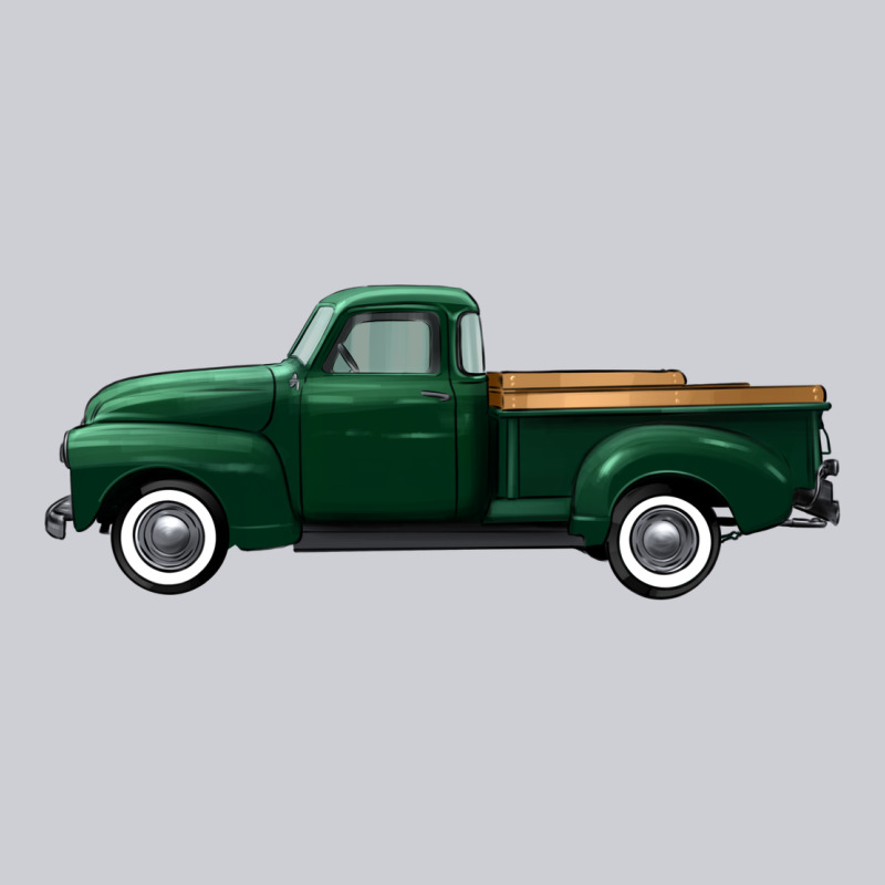 Western Green Truck Right Side View Classic Tee by FaDigitalArtStudio | Teevron