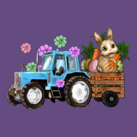 Happy Easter Tractor With Bunny Flowers And Carrot Vintage Hoodie | Teevron
