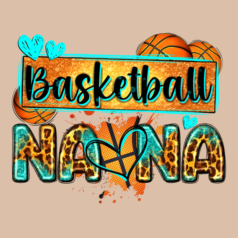 Basketball Nana With Leopard Urban Heavy Tee by Zillion Design Studio | Teevron