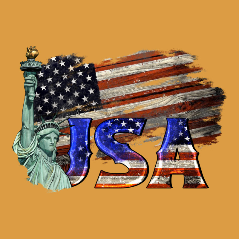Usa  Statue Of Liberty Urban Heavy Tee by BarkalooDesign | Teevron