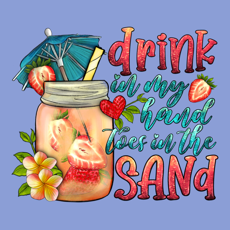 Drink In My Hand Toes In The Sand Long Sleeve Tee by HRA Design Shop | Teevron