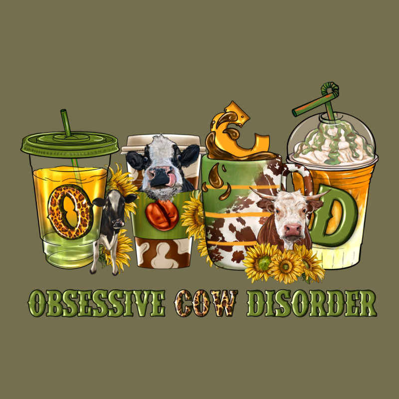 Obsessive Cow Disorder Coffee Cups Vintage Hoodie by texasbilliewilder | Teevron