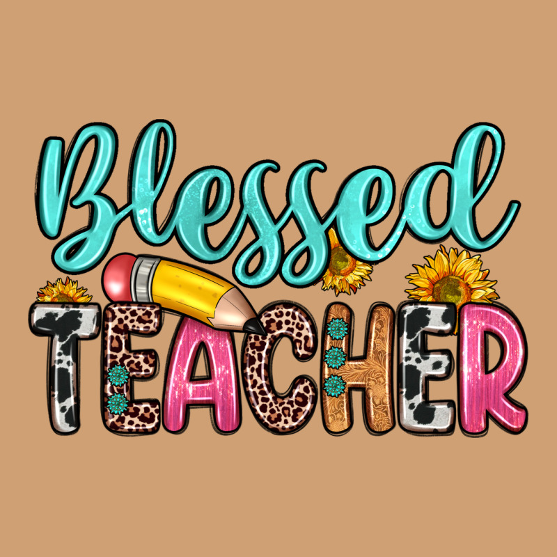 Blessed Teacher Vintage Tee by Zillion Design Studio | Teevron