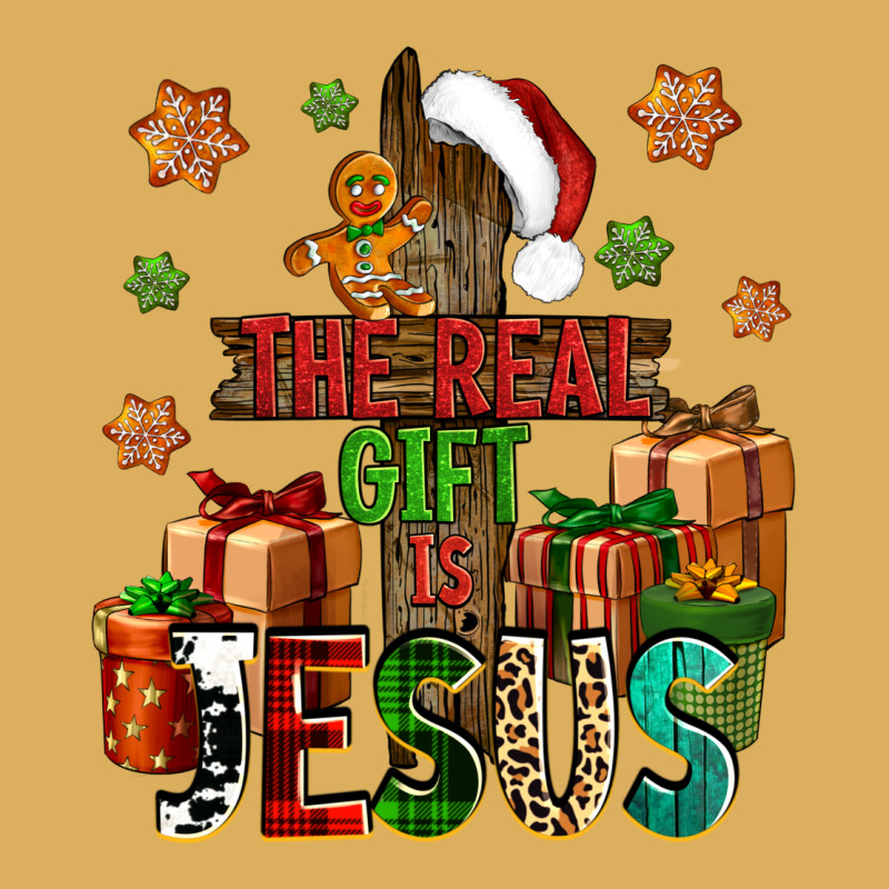 The Real Gift Is Jesus Premium Hoodie by NancyCooperArtShop | Teevron