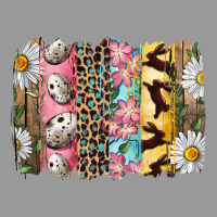Easter Brushstroke With Quail Eggs Daisy And Bunny Vintage Hoodie | Teevron