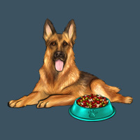 German Shepherd With Food Bowl Urban Heavy Tee | Teevron