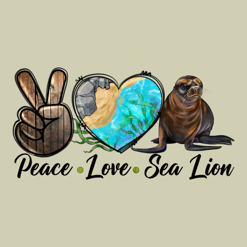 Peace Love Sea Lion Heavy Core Tee by LillyAllenDesigns | Teevron