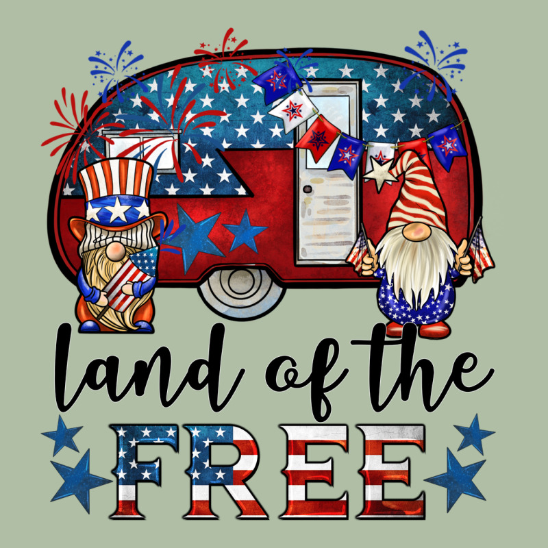Land Of The Free Caravan Gnomies Urban Heavy Tee by BarkalooDesign | Teevron