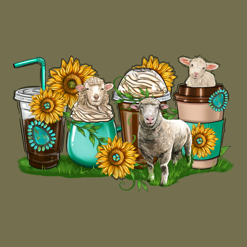 Sheep Coffee Cups Vintage Hoodie by texasbilliewilder | Teevron