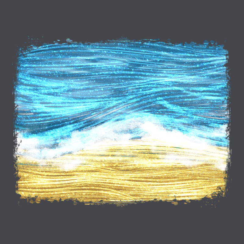 Glitter Beach Background Long Sleeve Tee by HRA Design Shop | Teevron