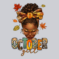 October Girl Afro Woman Fall Heavyweight Sweatshirt | Teevron