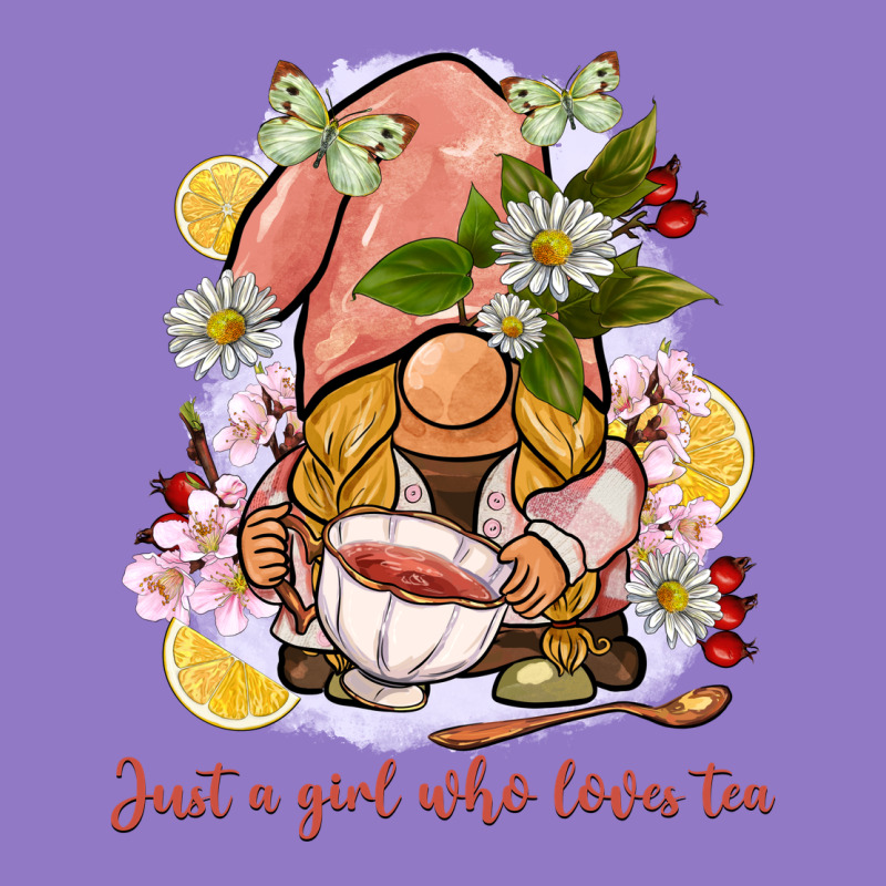 Just A Girl Who Loves Tea Gnome Urban Hoodie by BarkalooDesign | Teevron