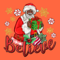 Believe Black Santa Christmas Premium Hoodie | Teevron