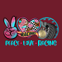 Peace Love Racing Zipper Hoodie | Teevron