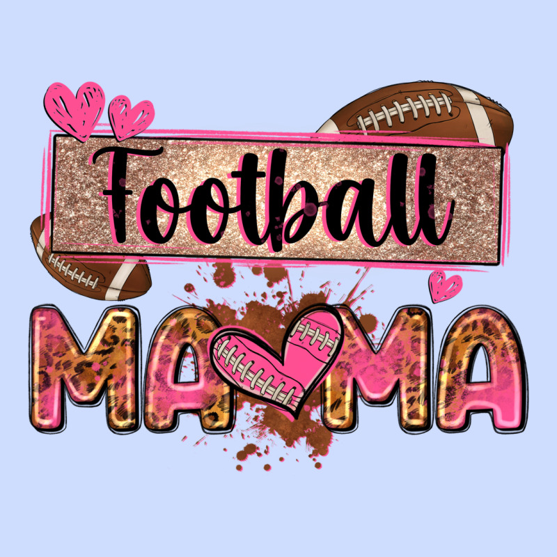 Football Mama With Leopard Urban Heavy Tee by Zillion Design Studio | Teevron