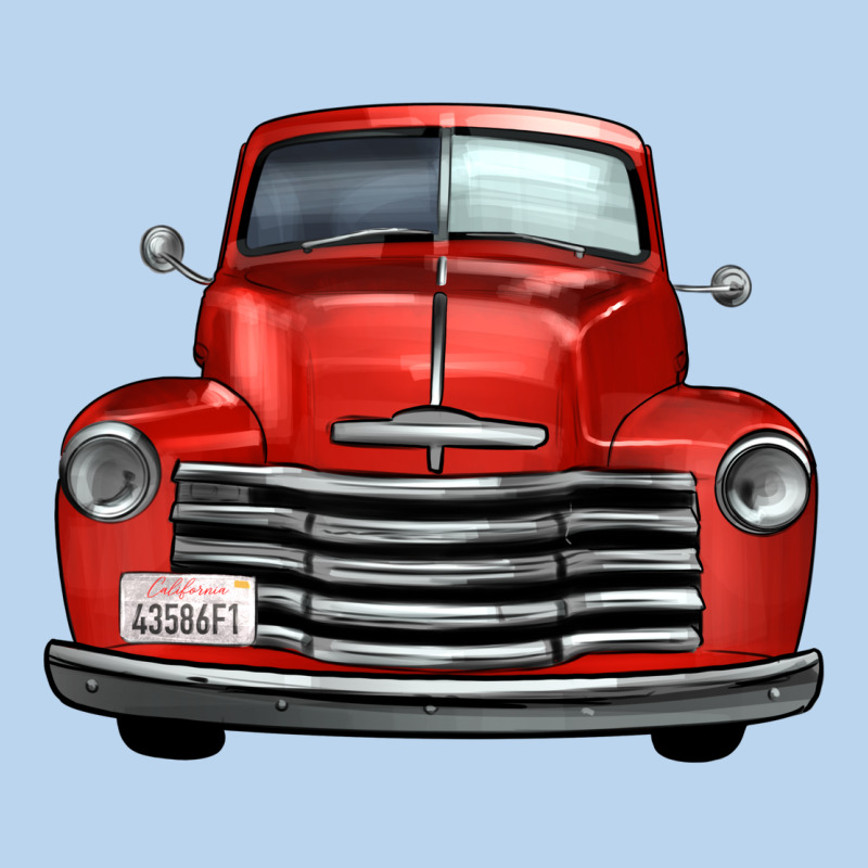 Western Red Truck Front View Classic Tee by FaDigitalArtStudio | Teevron