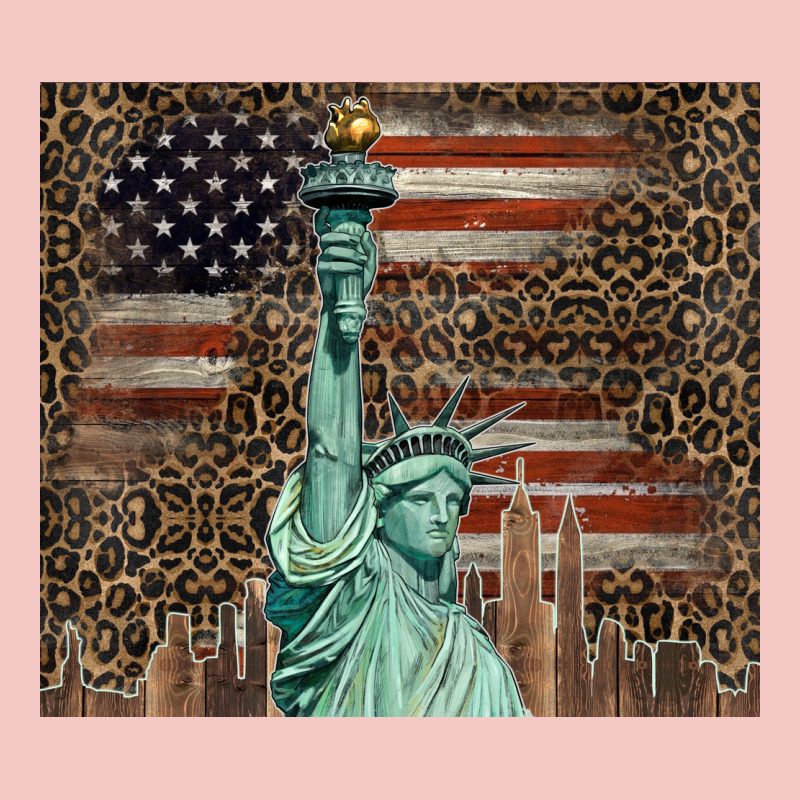 Statue Of Liberty Tumbler Urban Heavy Tee by BarkalooDesign | Teevron